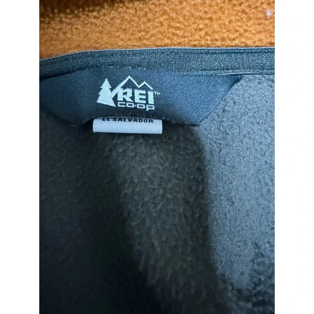 Rei Co-op 1/2 Zip Pullover‎ Fleece Orange/Green/Gray Men's Size Large